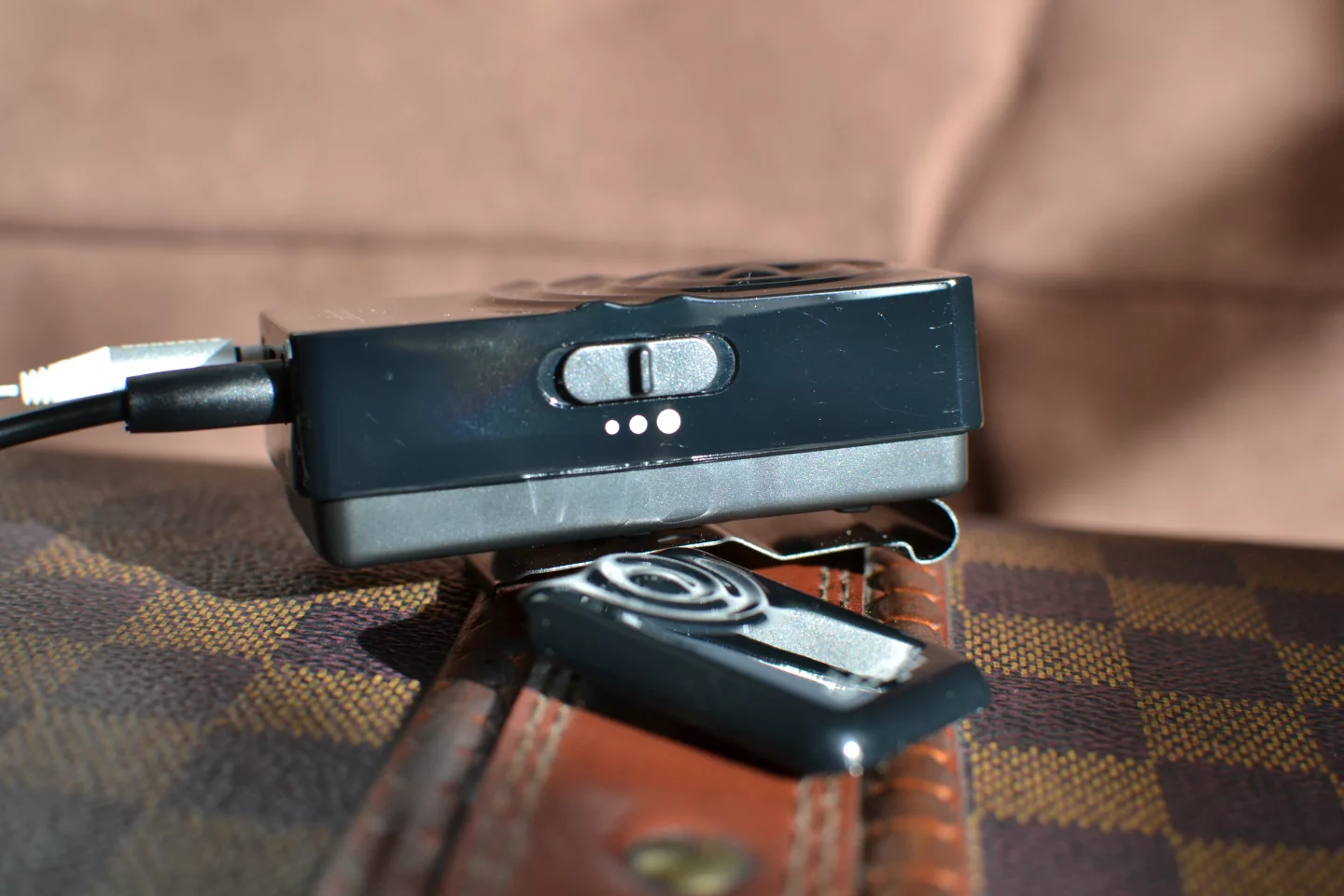 The Woojer offers three levels of vibration intensity (Photo: Paul Ridden/Gizmag)