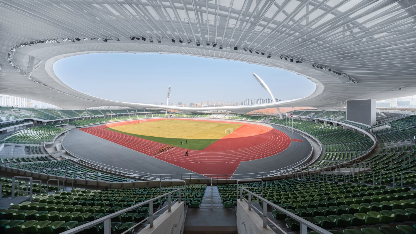 Quzhou Stadium has a total capacity of 30,000 seats