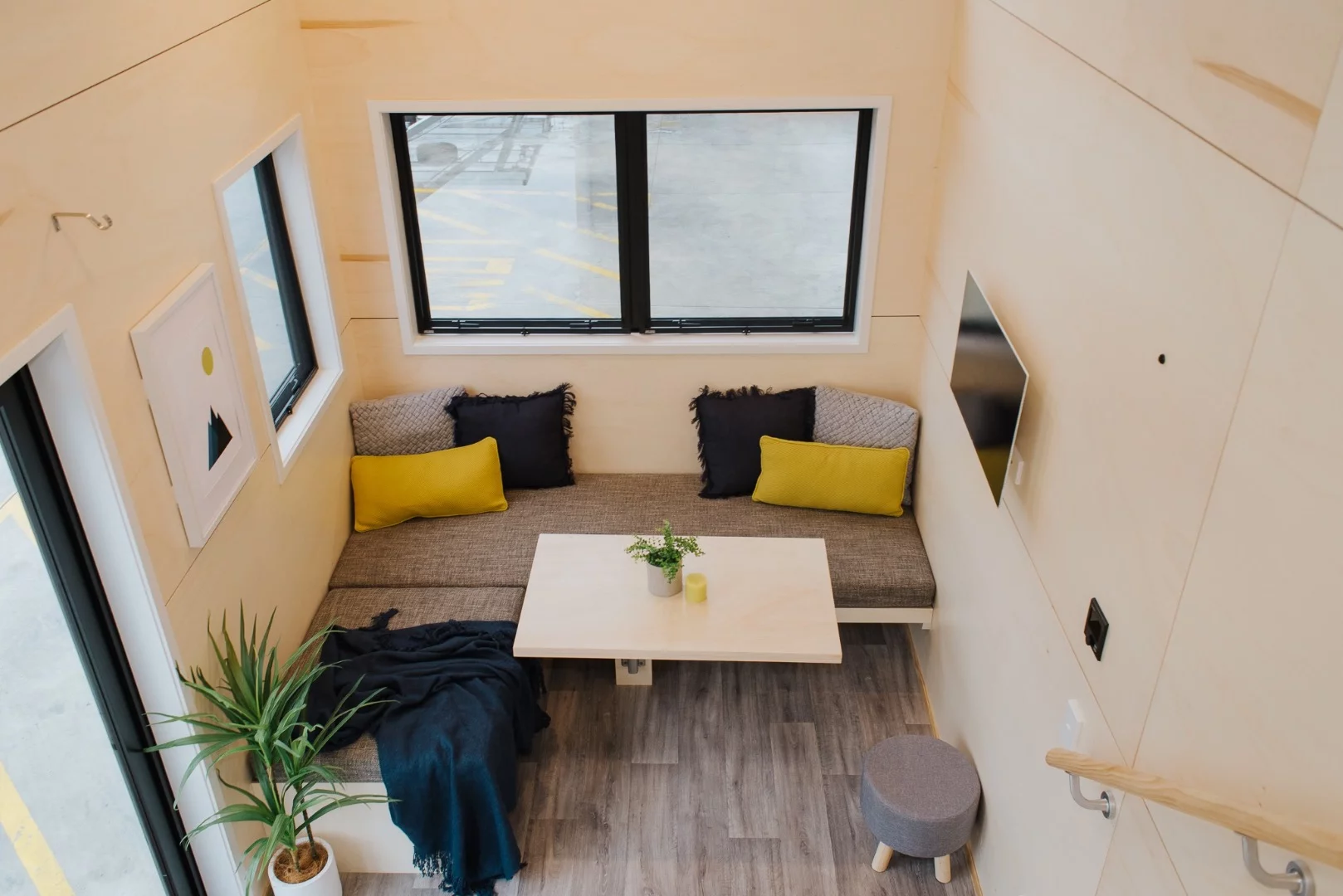 Top-down view of the Green Hill Farm Tiny House