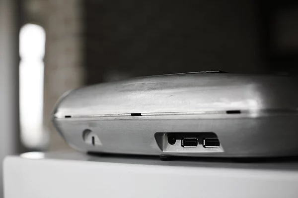 The back of the safe also features a pair of USB ports for charging devices as well as a port for a Kensington lock and cable, so it can be secured to a piece of furniture if needed