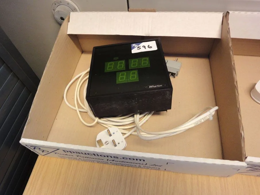 Lot 596 - a Wharton digital pulse clock
