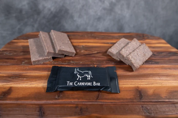 The Carnivore Bar II acts as a high-energy meal replacement, packing 400 calories