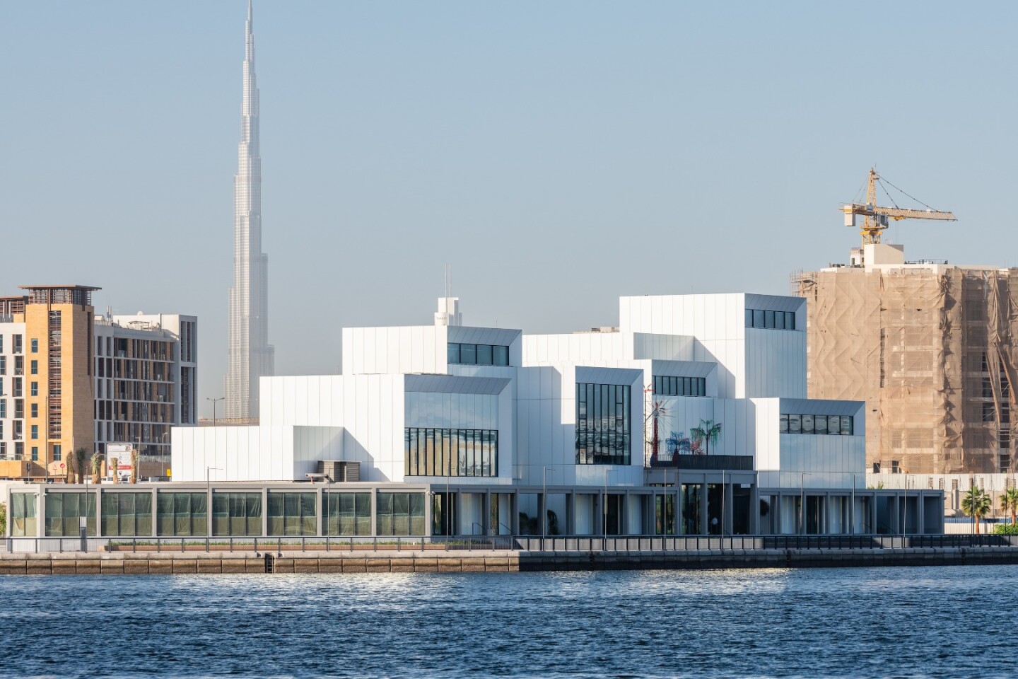 The Jameel Arts Centre sits on the edge of Dubai Creek