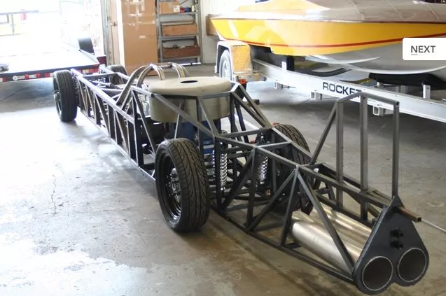 The LSR Streamliner, once complete, will be used in an attempt on the land speed record for steam-powered vehicles