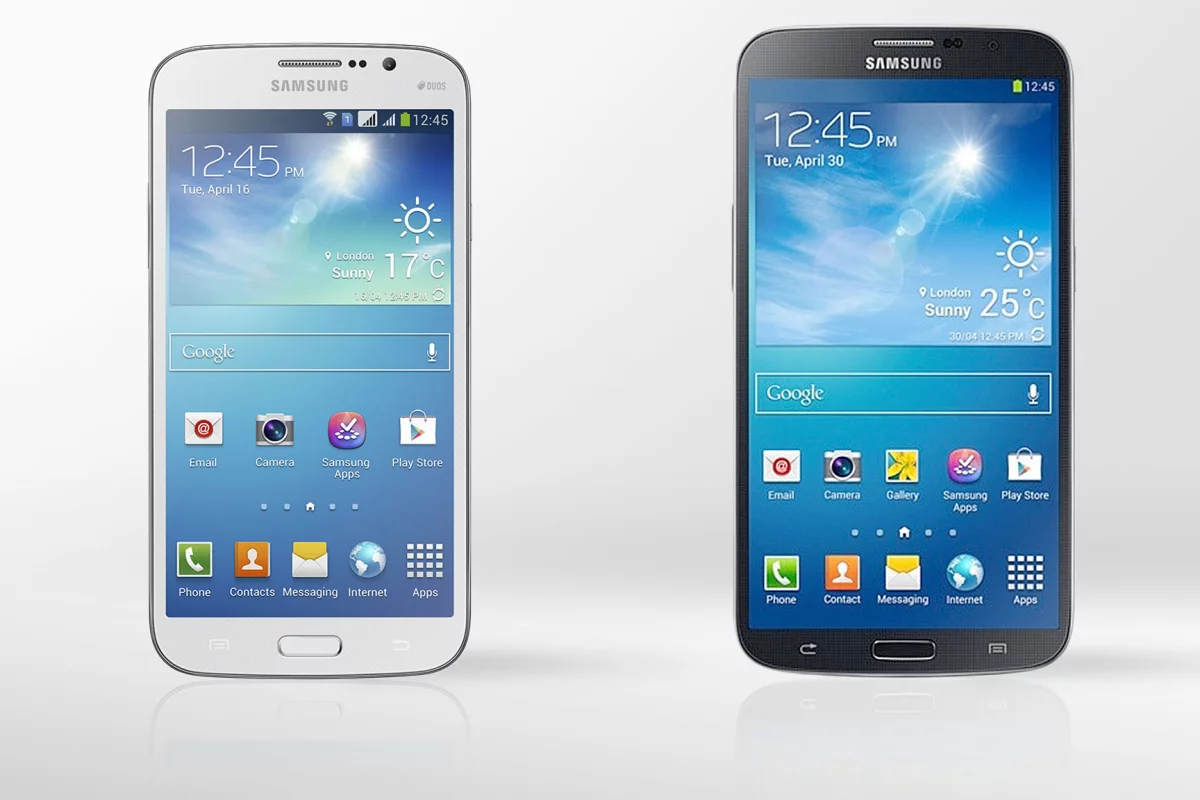Gizmag compares the specs (and other features) of the Samsung Galaxy Mega 5.8 and 6.3