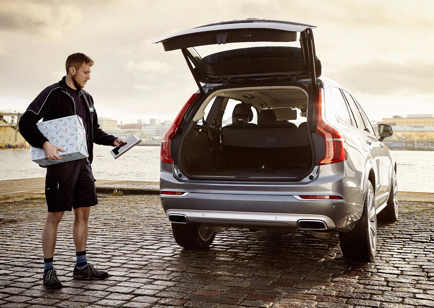 Volvo In-car Delivery allows online shoppers to have deliveries made to their car from a variety of partner providers