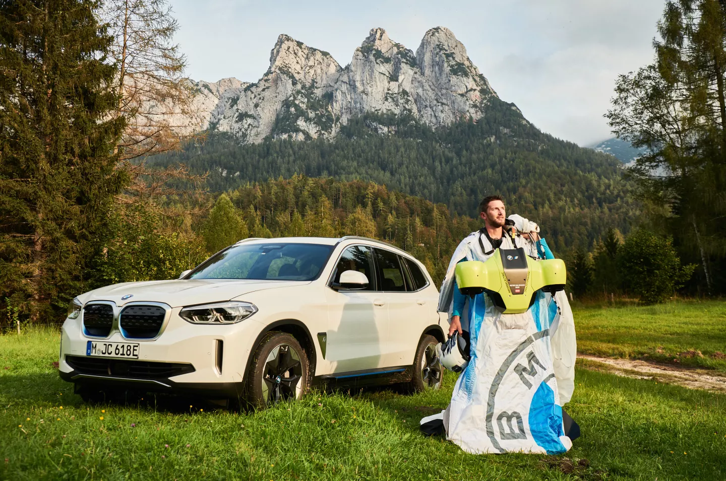 The project was done in partnership with BMW's Designworks studio, as a promotion for BMW's electric iX3