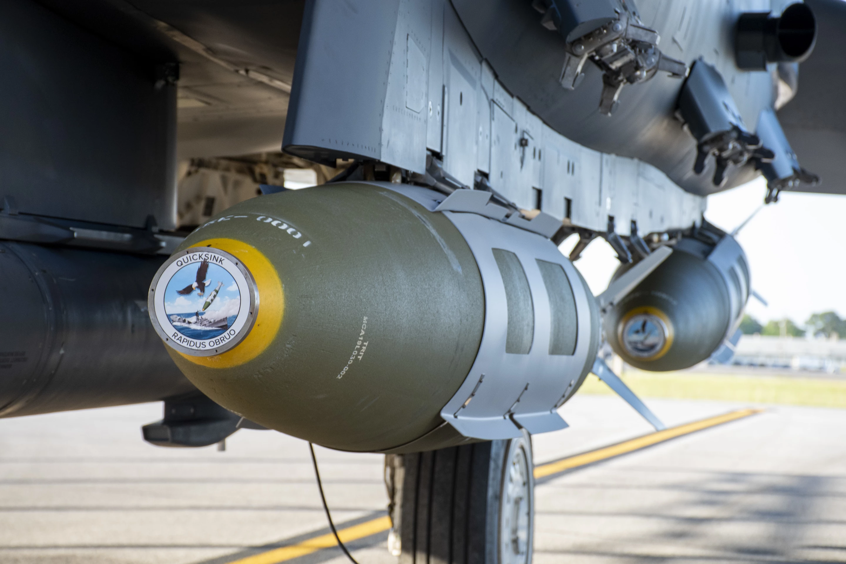 Quicksink 2,000-pound GBU-31 Joint Direct Attack Munitions
