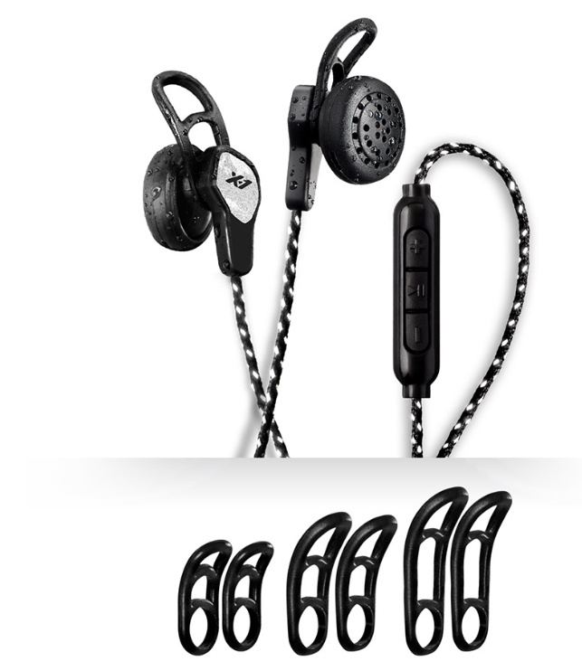 X-1 Audio Momentum ear buds and ear fins