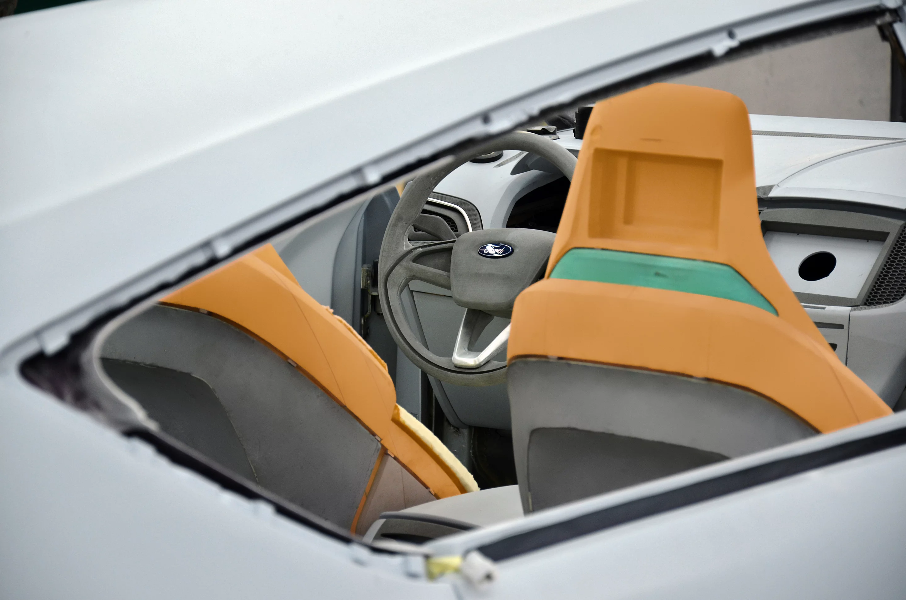 The Ford S-Max Concept being fabricated