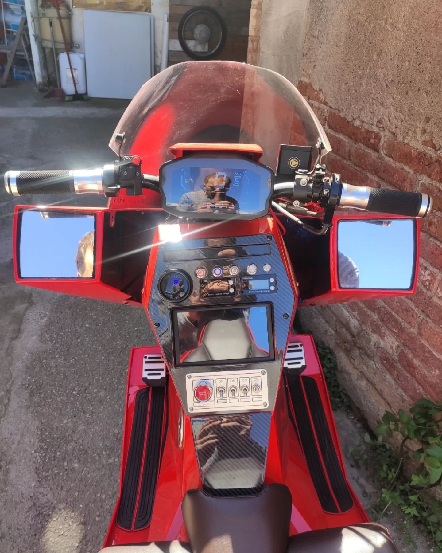 An anime-inspired digital control panel