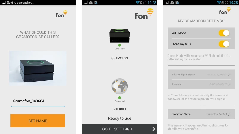 The Gramofon Setup app