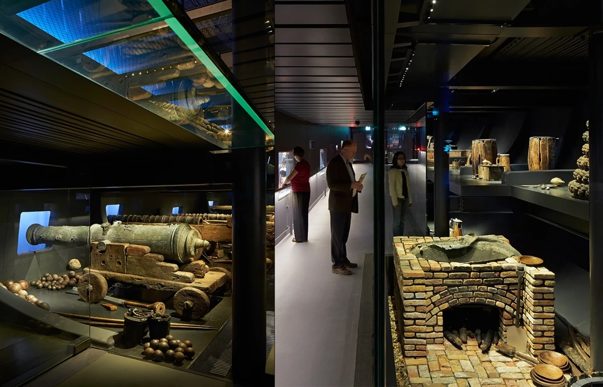 The interior of the Mary Rose Museum in the UK, by Perkins+Will, took out the Civic, Culture & Transport category at the 2017 Inside Awards