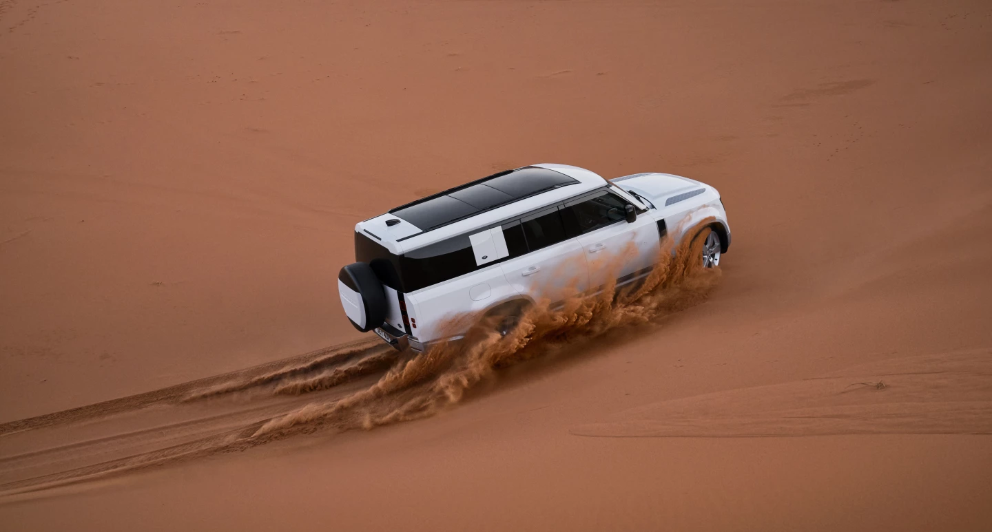 It might not fit around tight corners so easily, but the 130 is still equipped with the Defender's legendary off-road capability