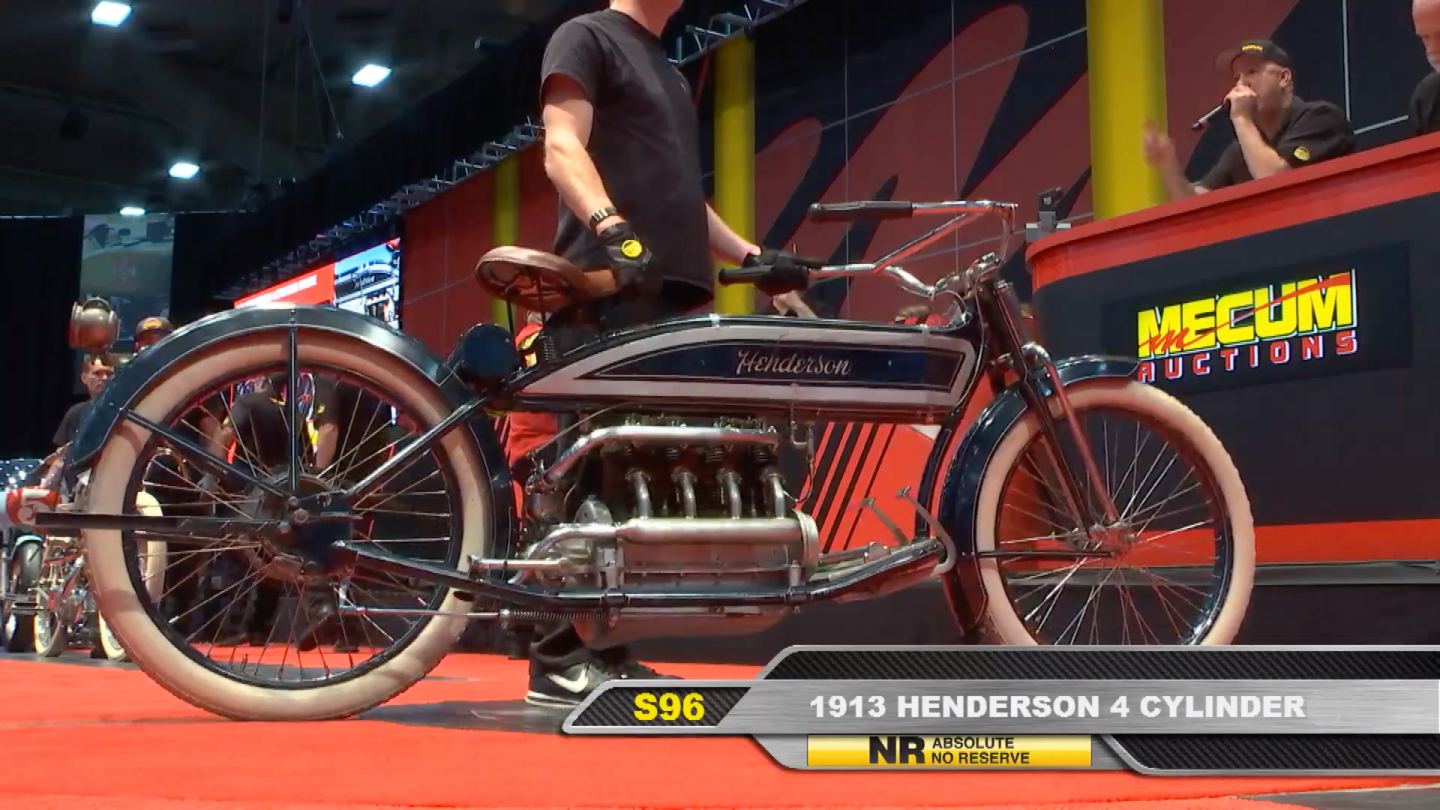 $132,000 | 1913 Henderson Four Deluxe | Auction Link: Mecum