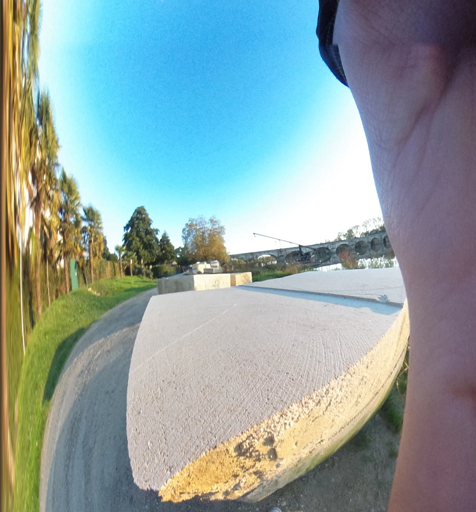 A rather interesting snap taken with the camera close to the ground