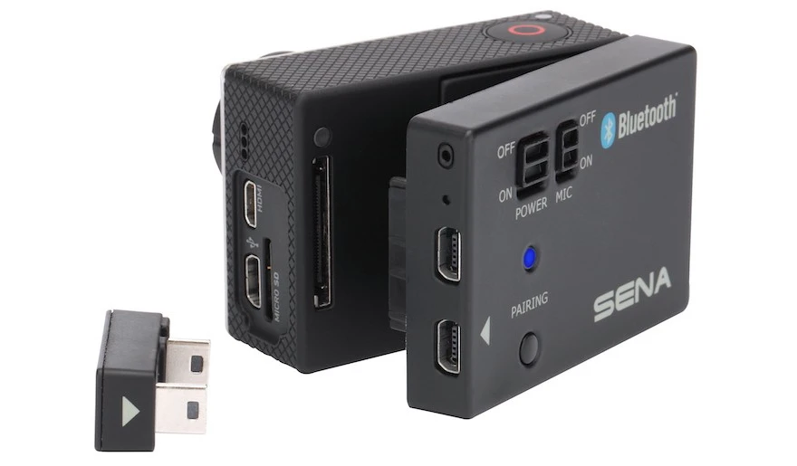 The Sena Bluetooth Audio Pack has a range of 100 meters (110 yards)