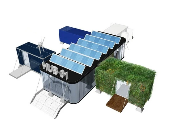 Hub_01 mobile student housing concept