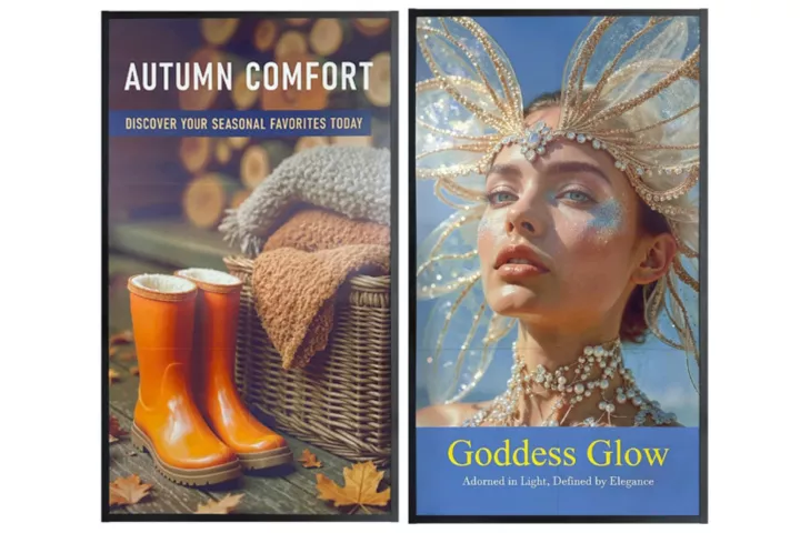 E Ink says that its "largest full-color ePaper form factor offers high-resolution visuals, ultra-low power consumption, and easy content updates"