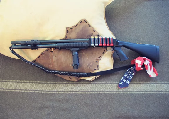 Creek Stewart has built a shotgun that makes for a pefect survival tool (Photo: Creek Stewart)