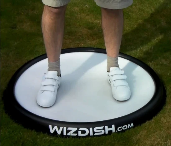 WizDish features a slick surface that allows the gamer to move in whichever way they want