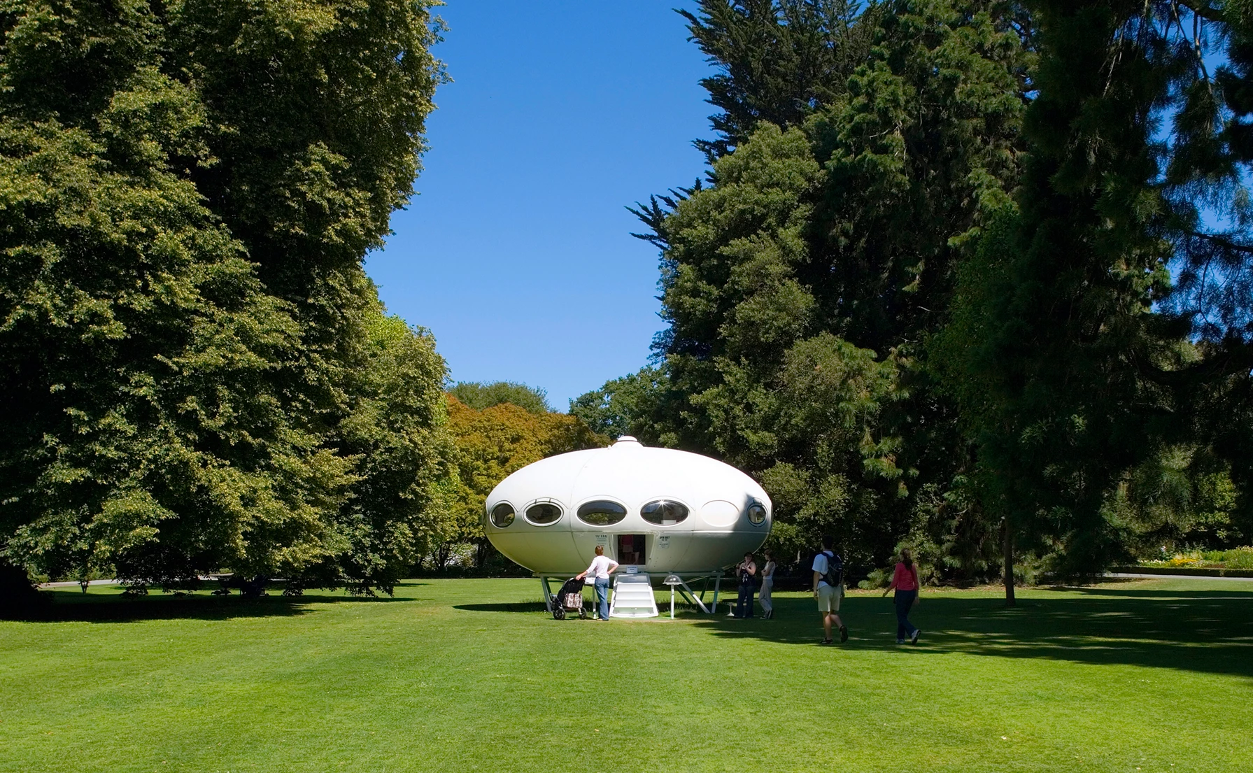 It's estimated that fewer than 100 Futuro houses were ever built