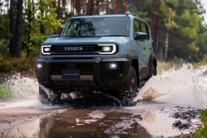 The FJ features chunky, rugged styling, and promises durability and reliability worthy of the Land Cruiser name