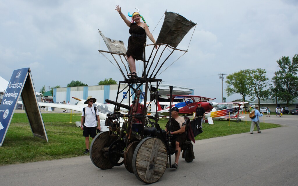 EAA stands for Experimental Aircraft Association - some are more experimental than others!