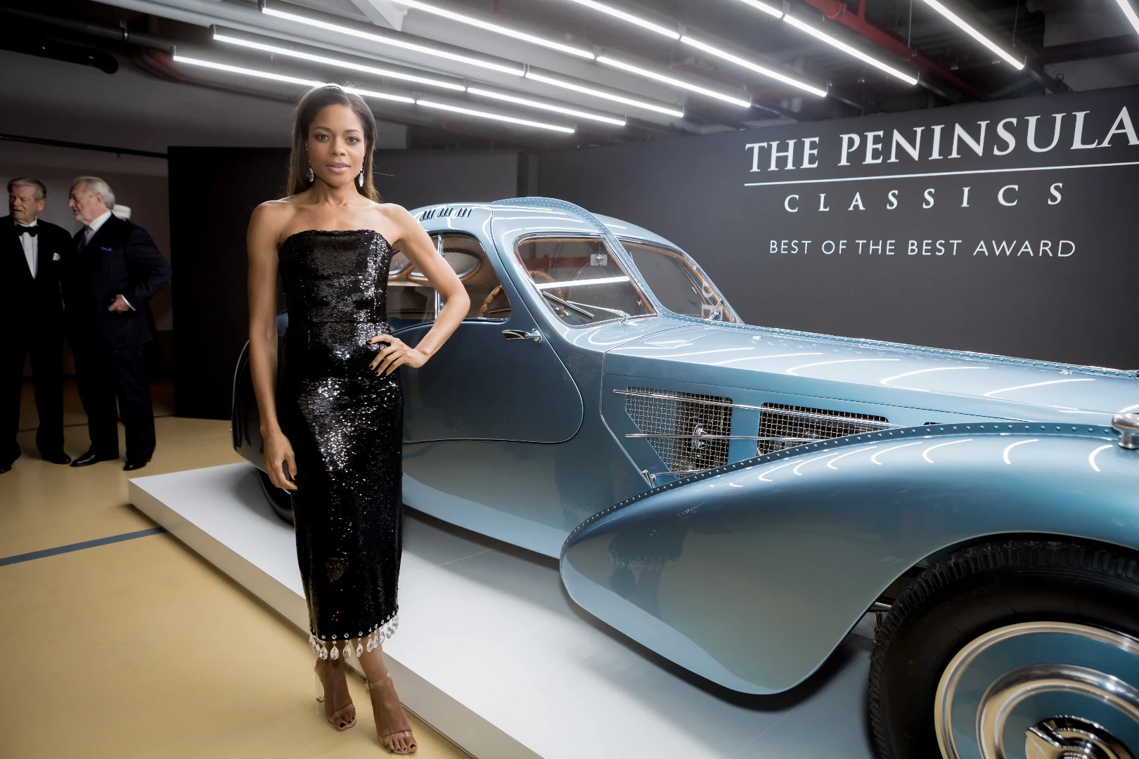 The exquisite lines of the 1936 Bugatti Type 57 SC Coupé Atlantic which took top honors in the 2017 Peninsula Classics Best of the Best award in Paris