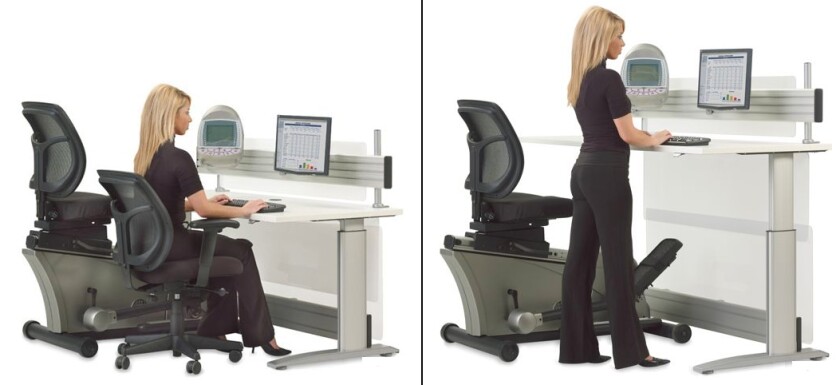 The Elliptical Machine Office Desk