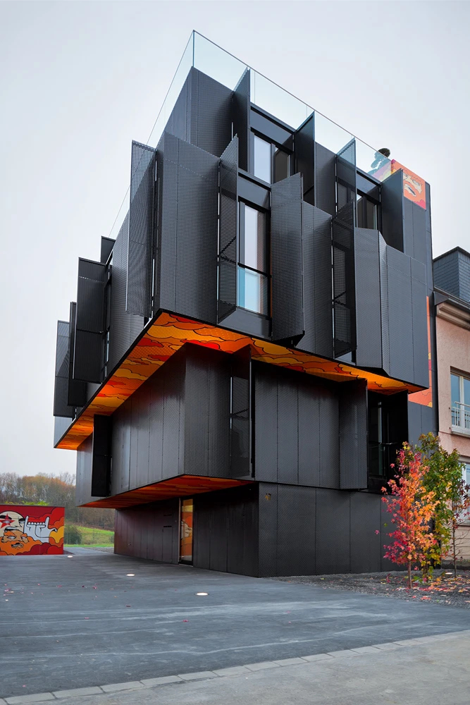 Housing category winner: Apartment building in Luxembour City, Luxembourg (Photo: Steve Troes Fotodesign)