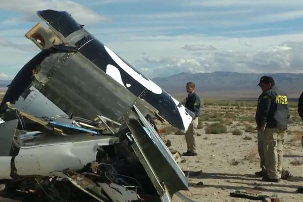 Will the crash of SpaceShipTwo put and end to space tourism before it begins? (Image: NTSB)