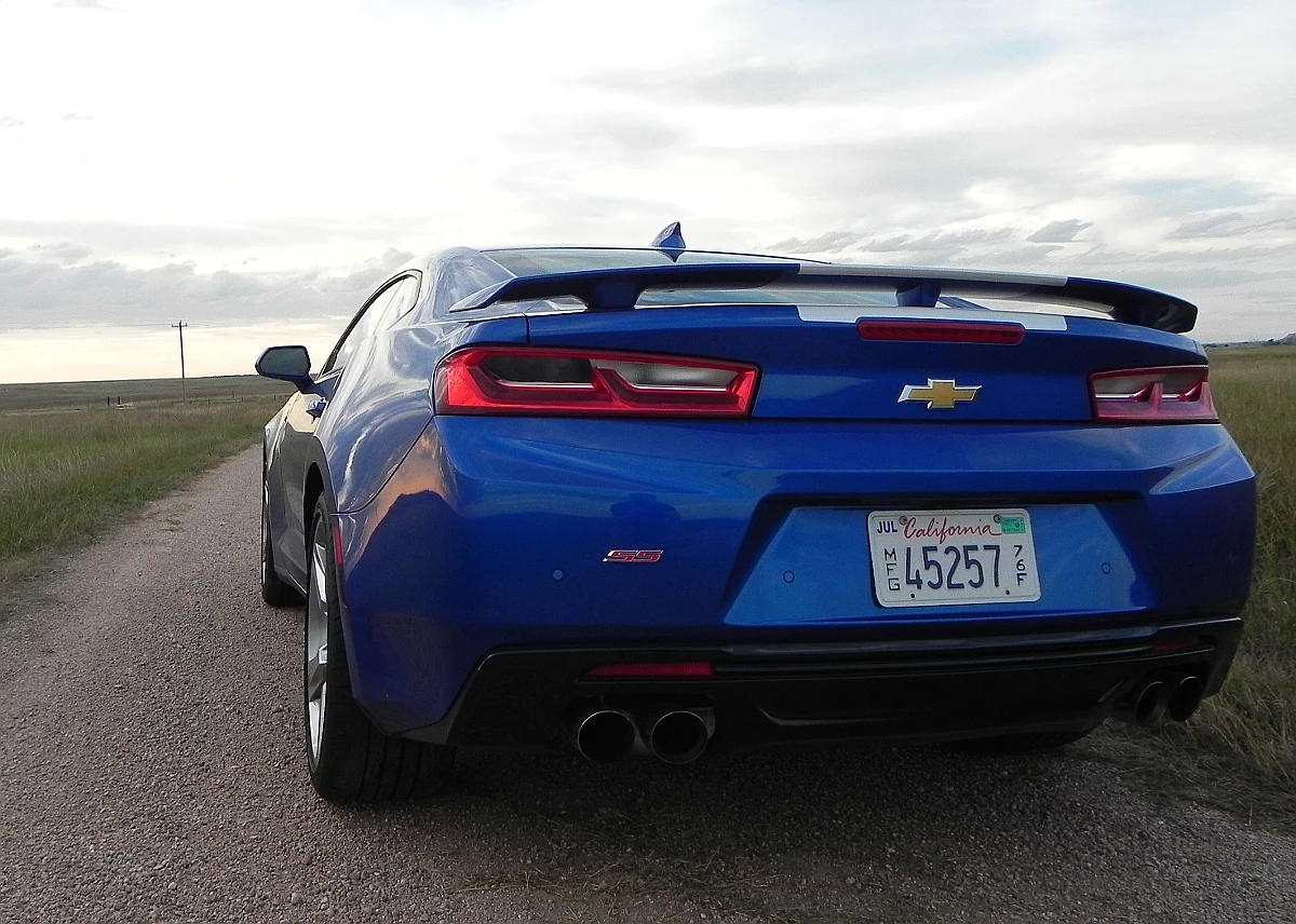 The 2016 Chevrolet Camaro's nostalgic homages come in its large, powerful rear end and muscular appearance