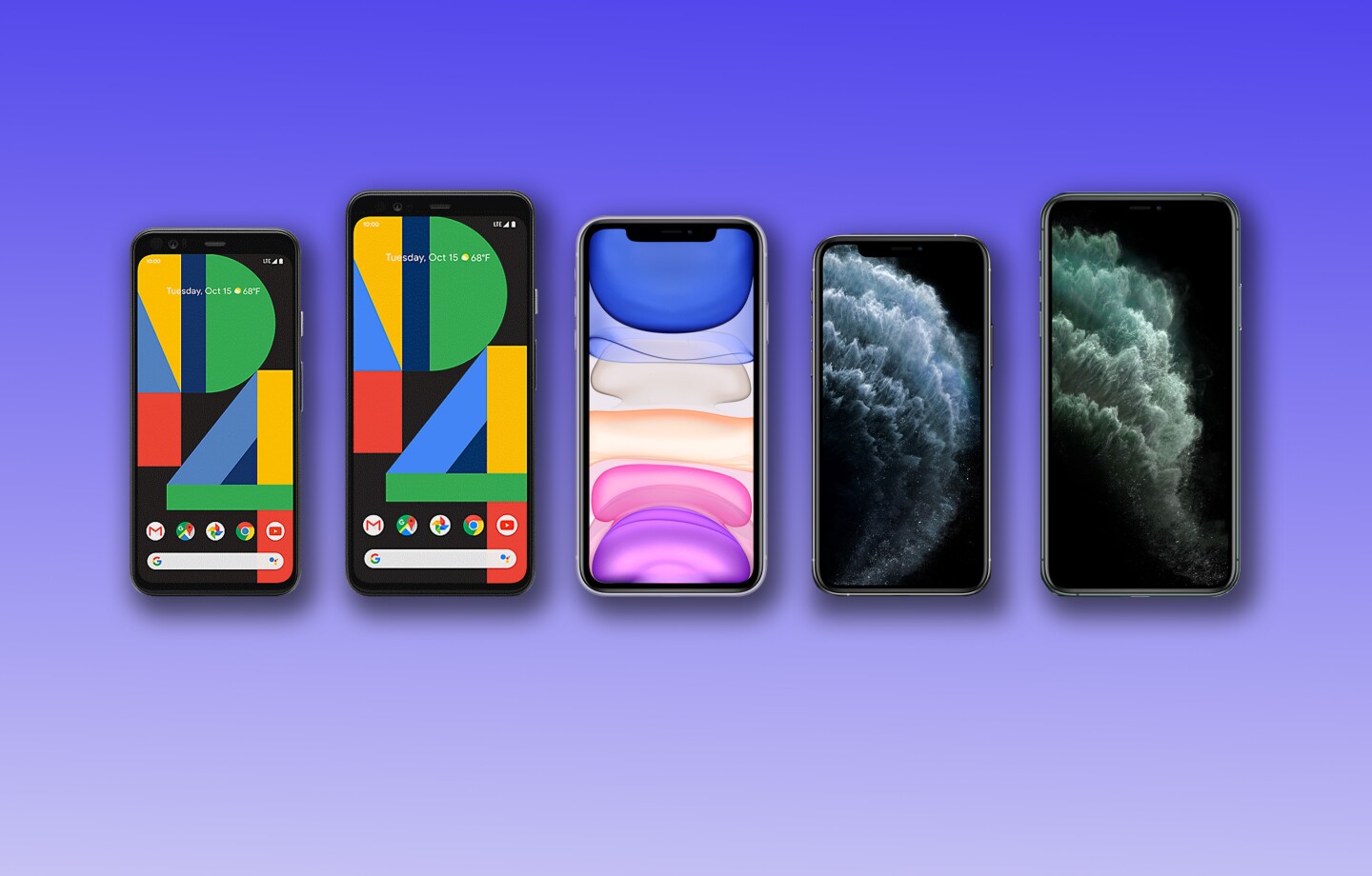Google Pixel 4 And 4 Xl Vs Iphone 11 11 Pro And 11 Pro Max