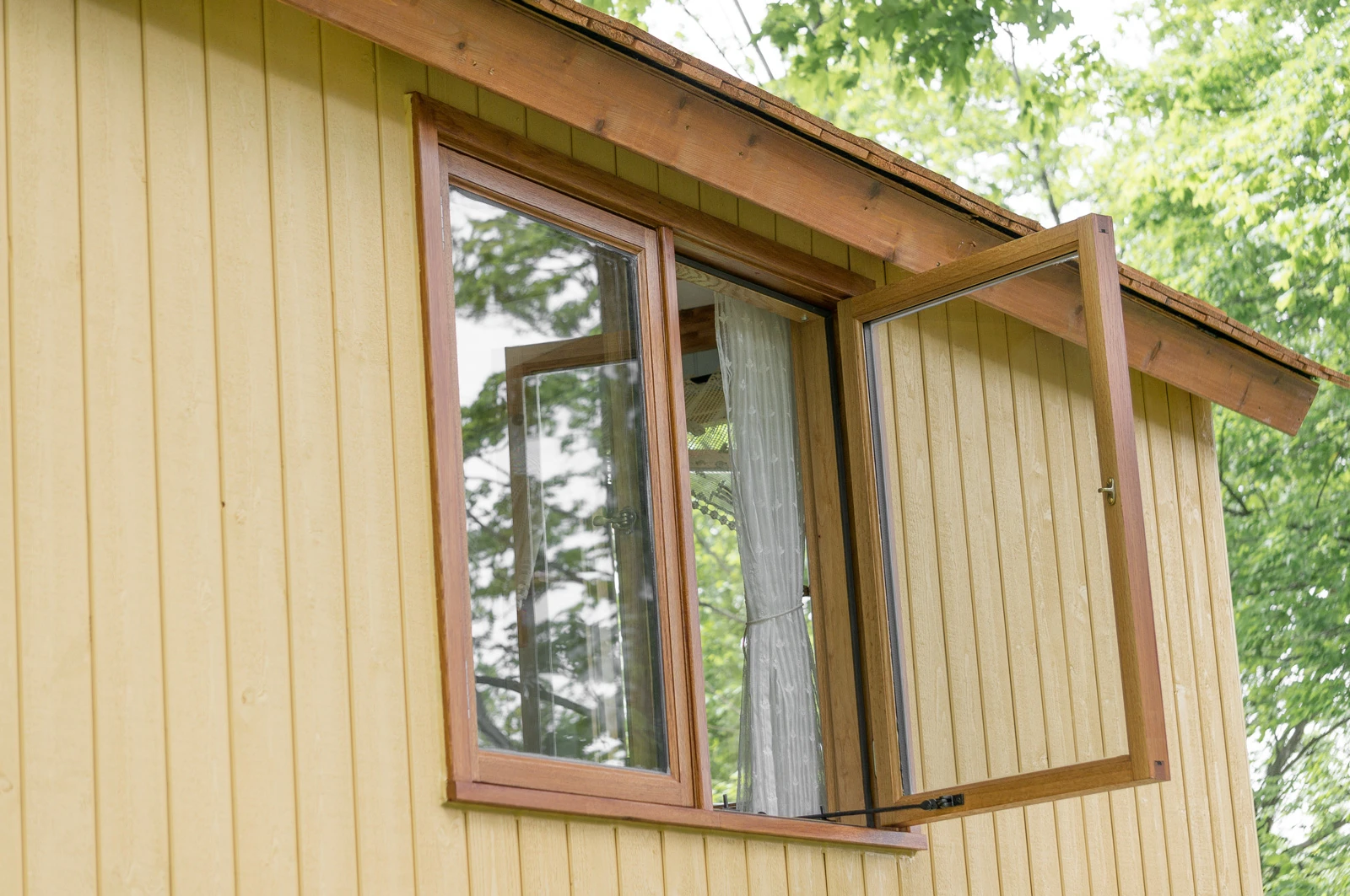 Exterior shot of the Shepherd Hut (Photo: Güte)