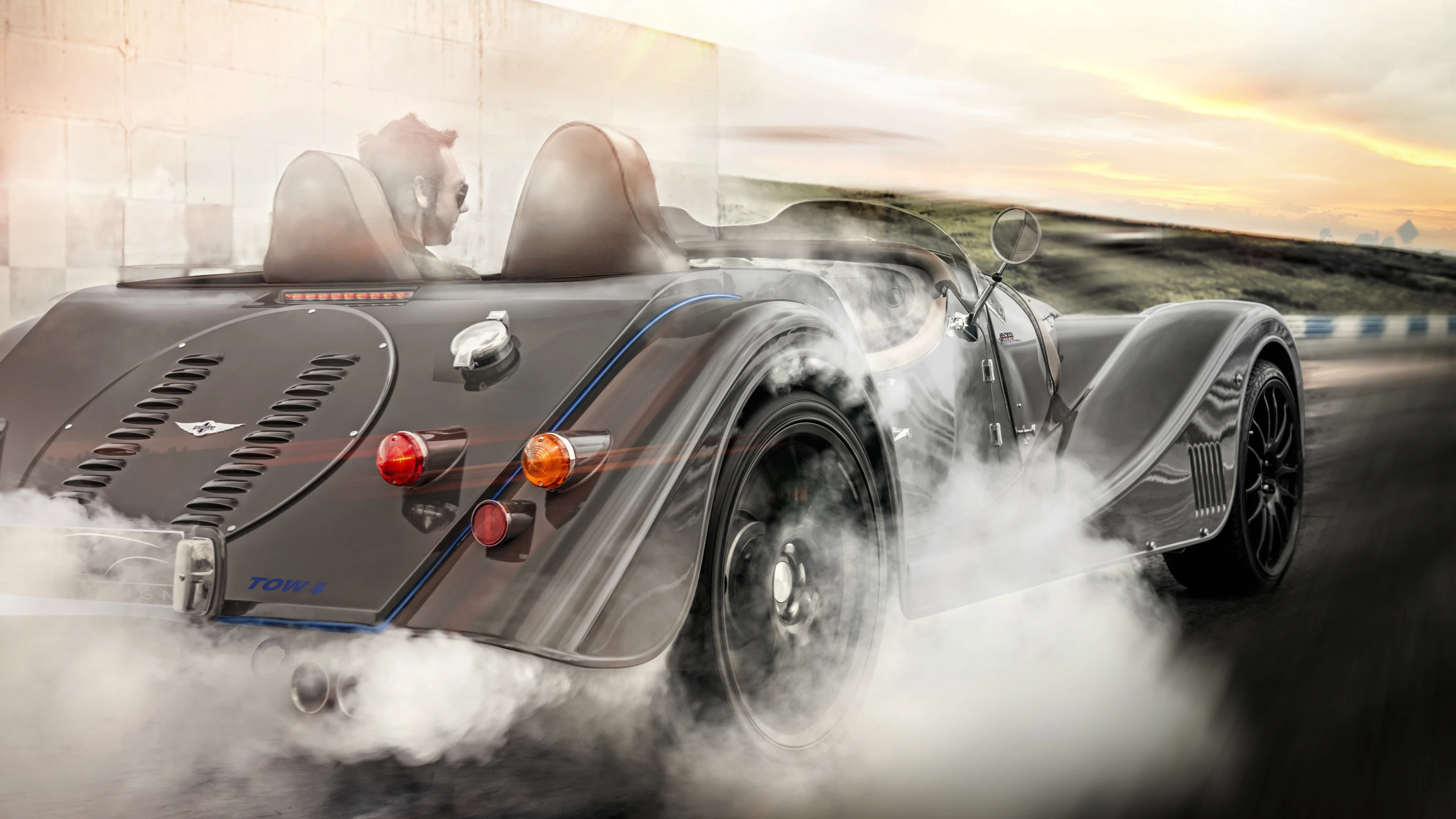 The Morgan Plus 8 Speedster does 0 to 62 mph (100 km/h) in 4.2 seconds