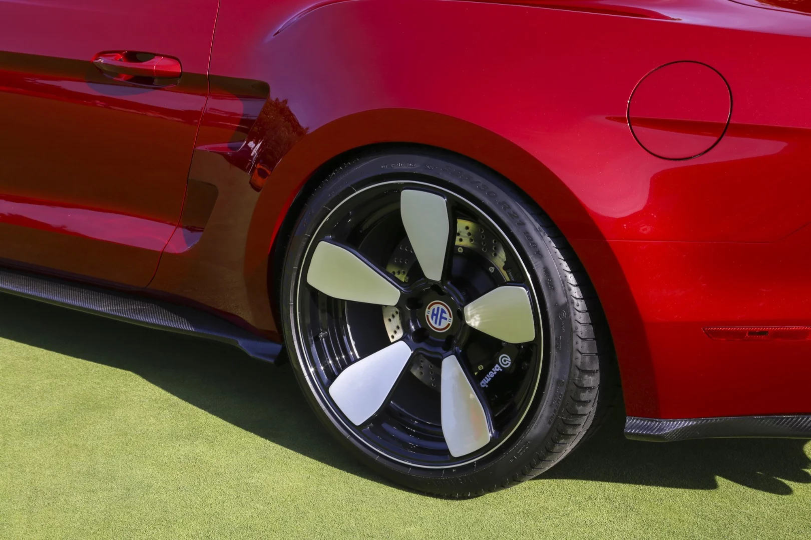 The Rocket Speedster stands on 21-in alloy wheels