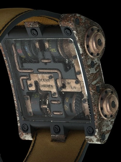 RJ's interpretation of Jean François Ruchonnet’s vertical Cabestan Tourbillon