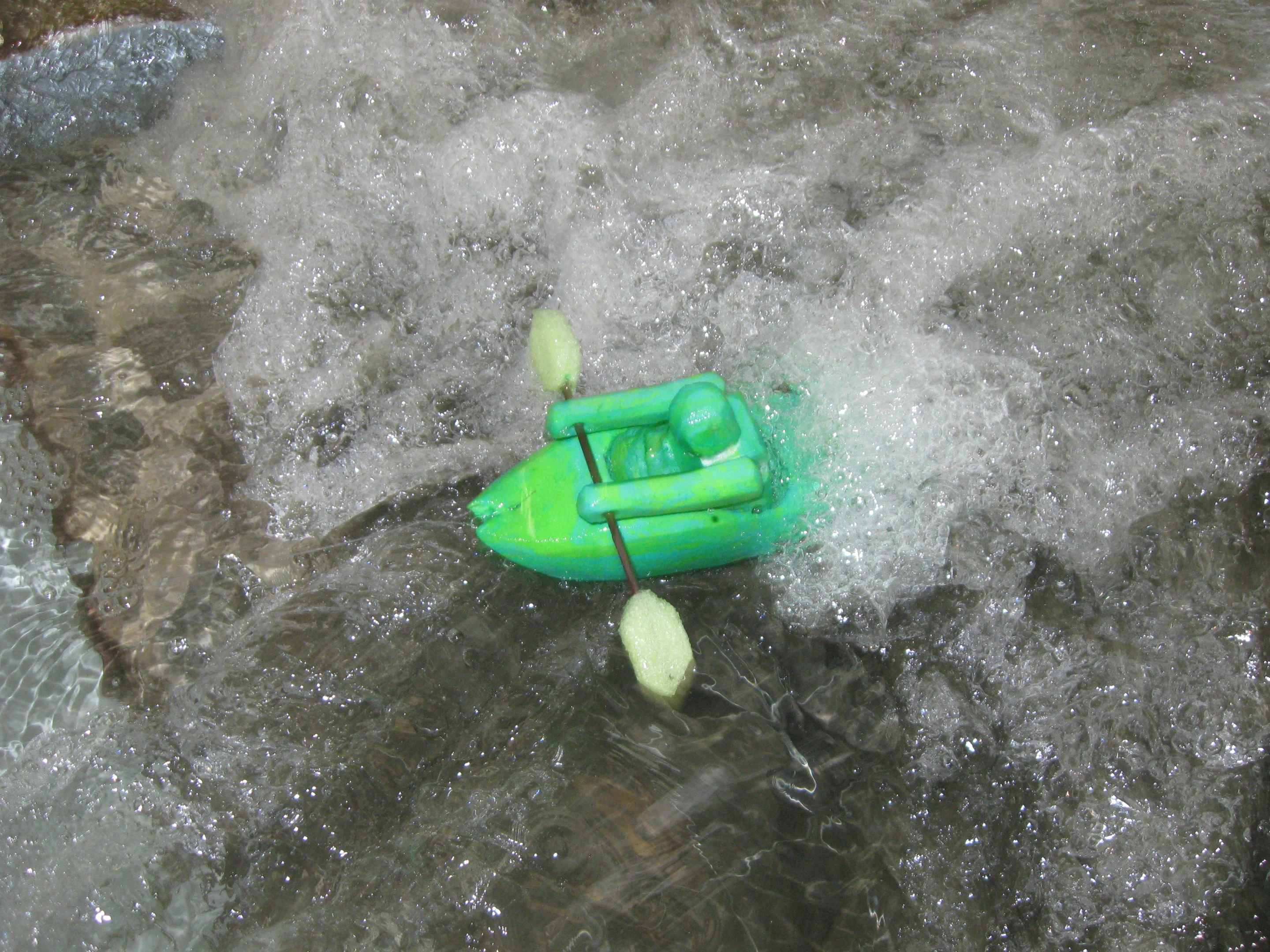 In building the model, Shepherd and his team had to allow for the fact that the air bubbles in the white water could not be scaled down (Photo: Gizmag)
