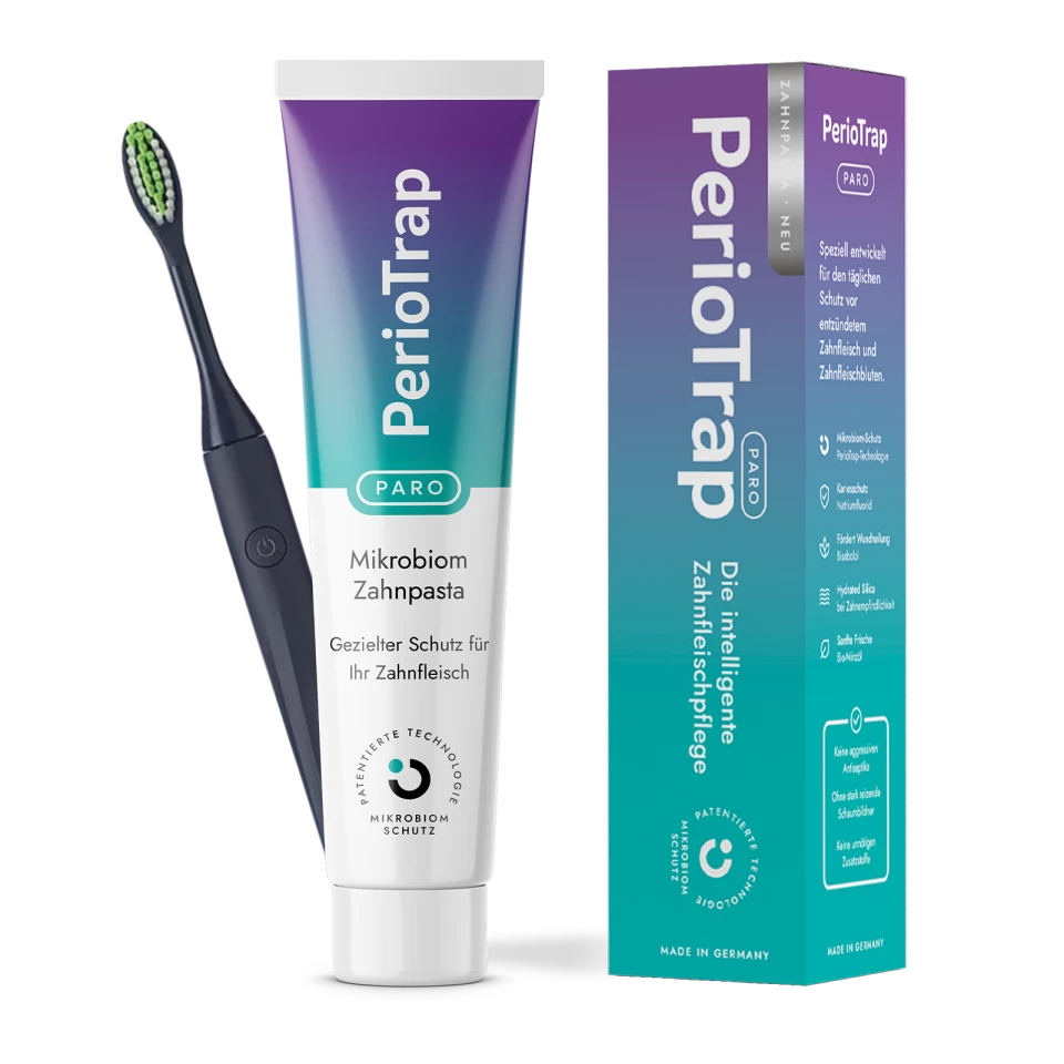 PerioTrap is being developed both as a toothpaste and as a dental gel
