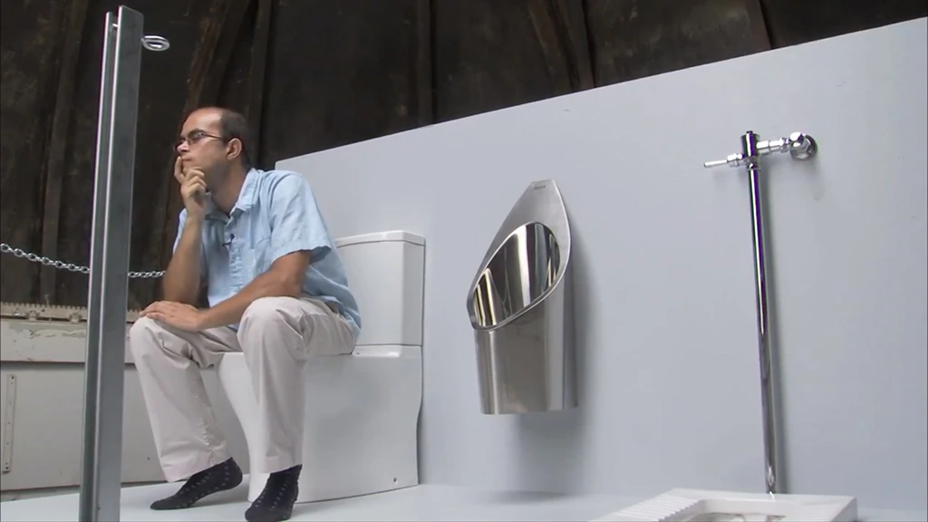 The winning Caltech design can be used with a western-style toilet, water-free urinal and squat toilet