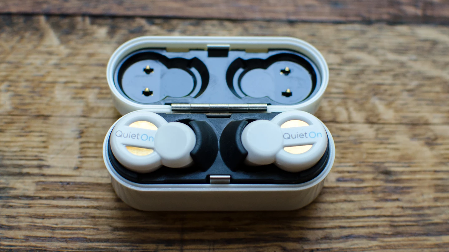 QuietOn earplugs in case