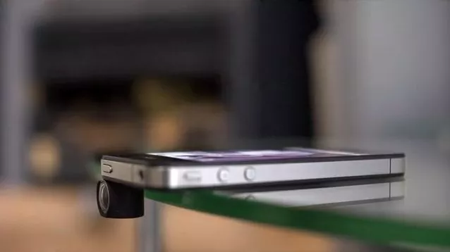 The HiLO right-angle lens allows iPhone and iPad photographers to more easily get high- and low-angle shots