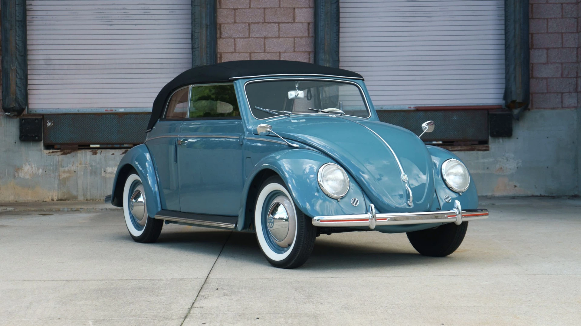 This 1952 Karmann Cabriolet Beetle was estimated to sell for between $135,000 and $150,000 at the Finest Automobile's Aspen Snowmass auction in September, 2016. It failed to make reserve