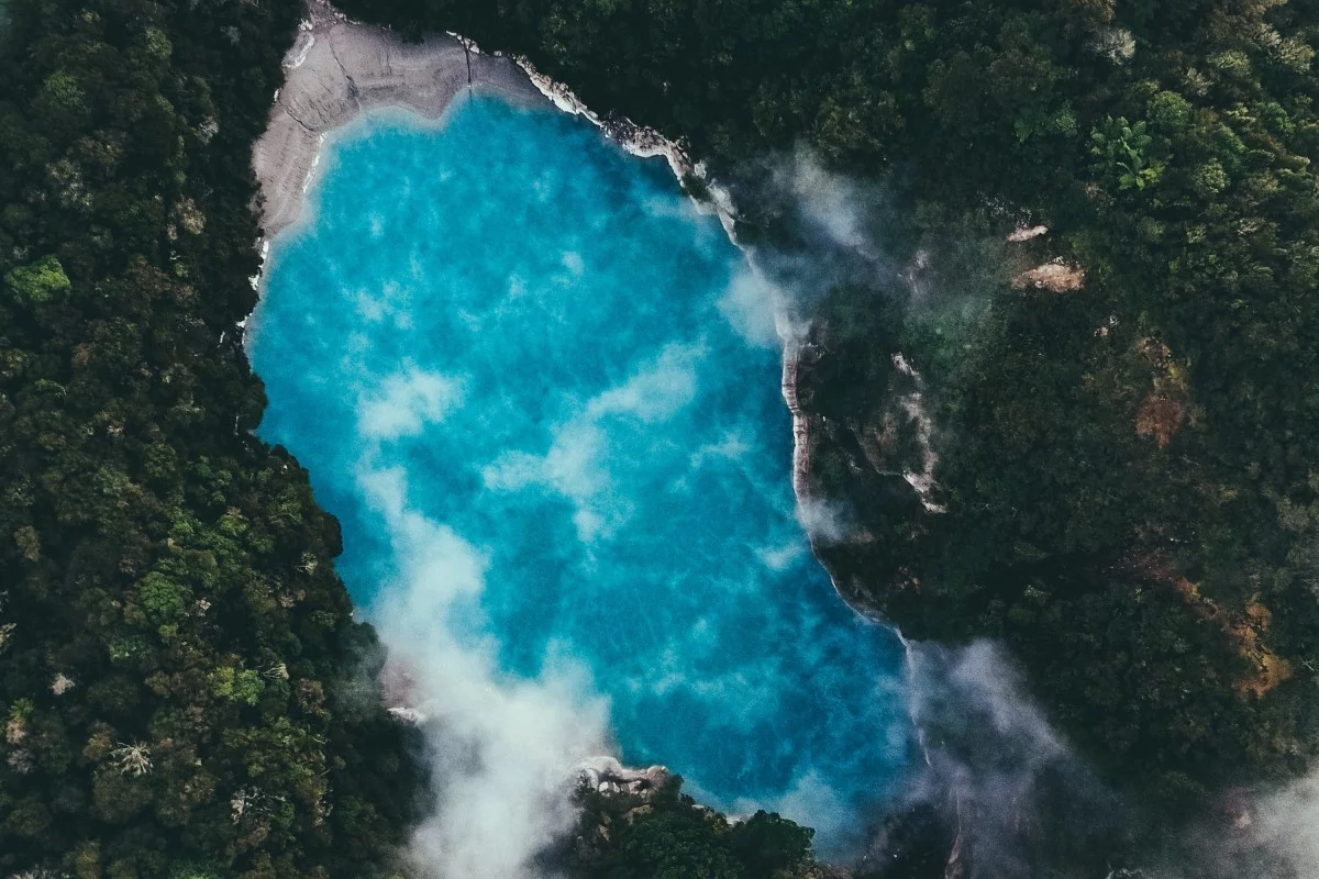Near the town of Rotorua, New Zealand