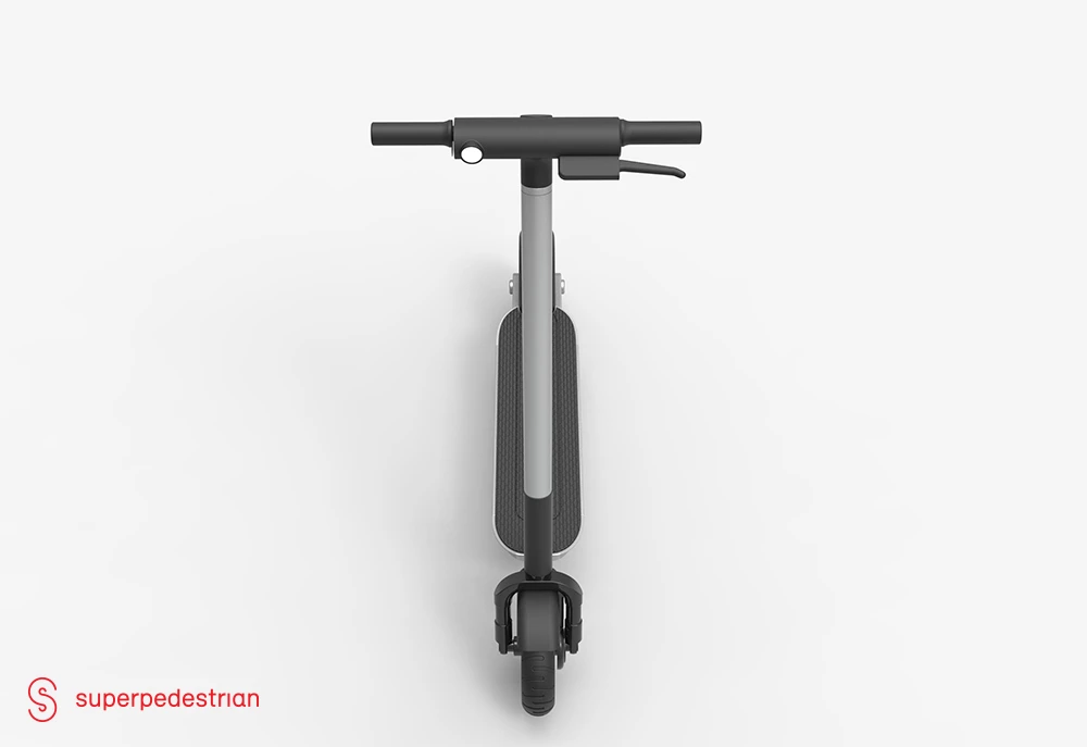 Superpedestrian's industrial grade electric scooter is reported capable of rolling along for three to seven days on a single charge, which translates to 60 miles (96.5 km) of electric range
