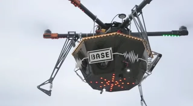 While an unashamed marketing stunt to promote Base's discount Spotify Premium rates, the PartyDrone does serve as an example of the seemingly endless applications for drones