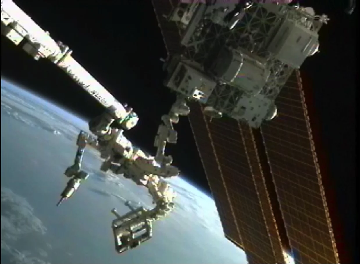 Dextre on the ISS (Image: NASA)