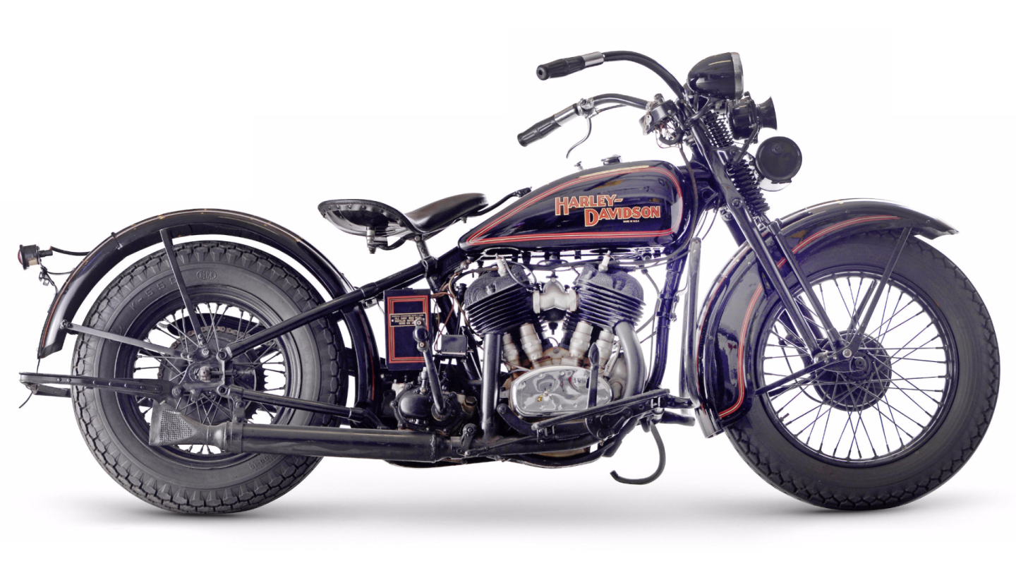 £34,500 ($53,266) - 1930 Harley-Davidson 1,200cc Model VLot 32 at Bonhams Lonatti Collection held on 17 October, 2015Estimate: £18,000 - 24,000 ($28,000 - $37,000)https://www.bonhams.com/auctions/23333/lot/32/