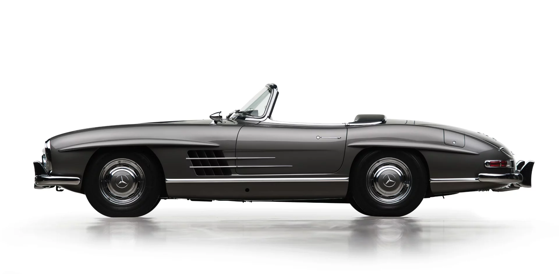 Mercedes' original 300 SL Roadster just continues to appreciate in value and the sale of this pristine matching-numbers 1959 model for a stellar number was entirely expected, though the price of $1,842,500 it fetched was above RM-Sotheby's estimate of $1,300,000 to $1,600,000. When new, the 300 SL Roadster cost $11,000, which was a very large amount of money in 1959 - roughly the equivalent of $90,000 today. Is it any wonder that one of Mercedes-Benz' key selling features is retained value? This 1959 Mercedes-Benz 300 SL Roadster was exquisitely restored by 300 SL specialist Mark Allin and has taken a "Best in Class" at the Amelia Island Concours d’Elegance, indicating just how wise an investment in a perfect restoration can be.
